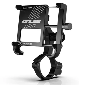 gub plus 11 electric bicycle mobile phone holder aluminum alloy mtb road bike adjustable handlebar stand mount electric scooter free global shipping