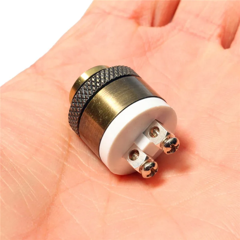 Выгодная цена 16 мм Мгновенный латунный металлический кнопочный дверной Звонок