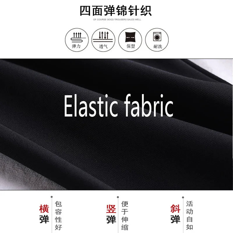 

Elastic Waist Women's Harem Pants Sping Autumn Pants High Waist Radish Pants Women's Autumn Black Casual Ankle Pants