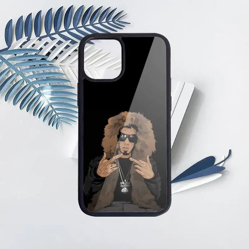 

Anuel AA Rapper America singer Phone Case PC for iPhone 11 12 pro XS MAX 8 7 6 6S Plus X 5S SE 2020 XR