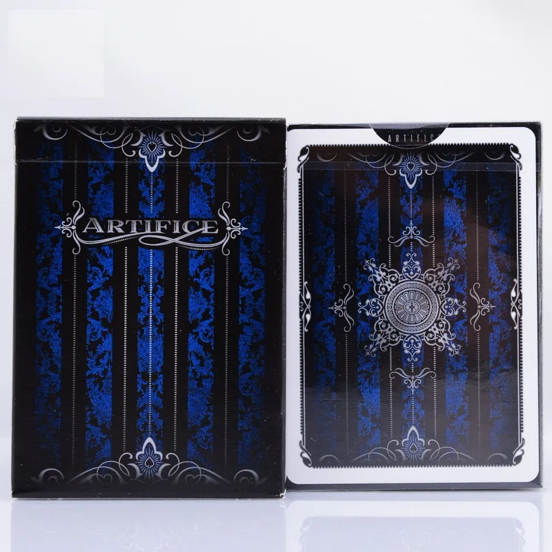 Ellusionist синяя искусственная модель колода игральных карт USPCC Коллекционная