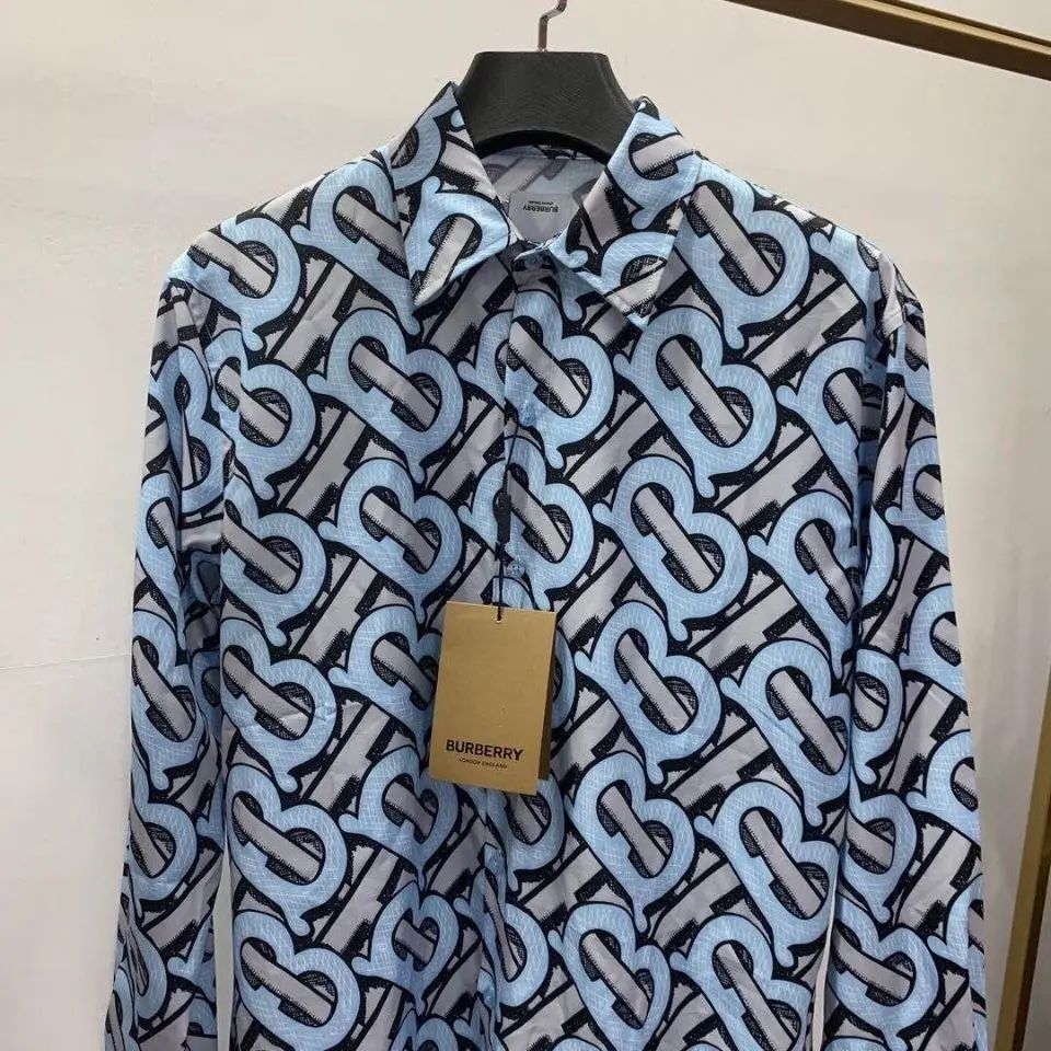 

2020 autumn new full-body shirt logo long sleeve shirt for men and women