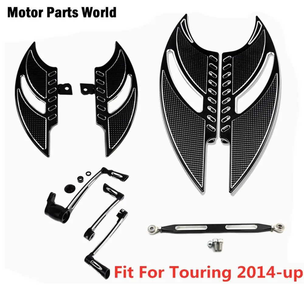 Мотоцикл пассажирский драйвер Floorboards рычаг переключения тормозной для Harley Touring