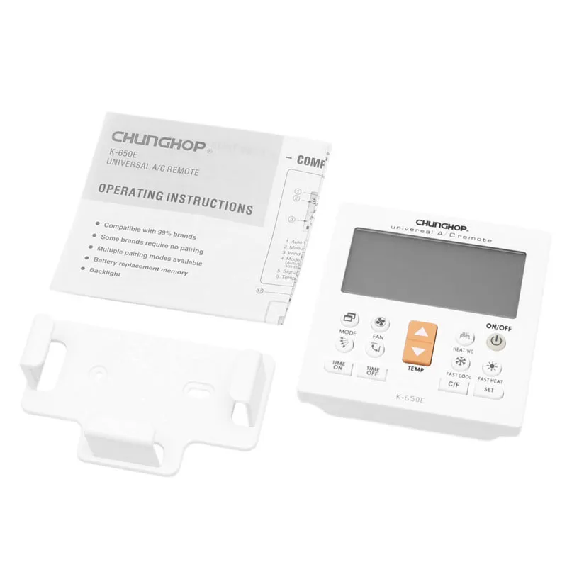 Универсальный пульт дистанционного управления CHUNGHOP LCD A/C для кондиционера |