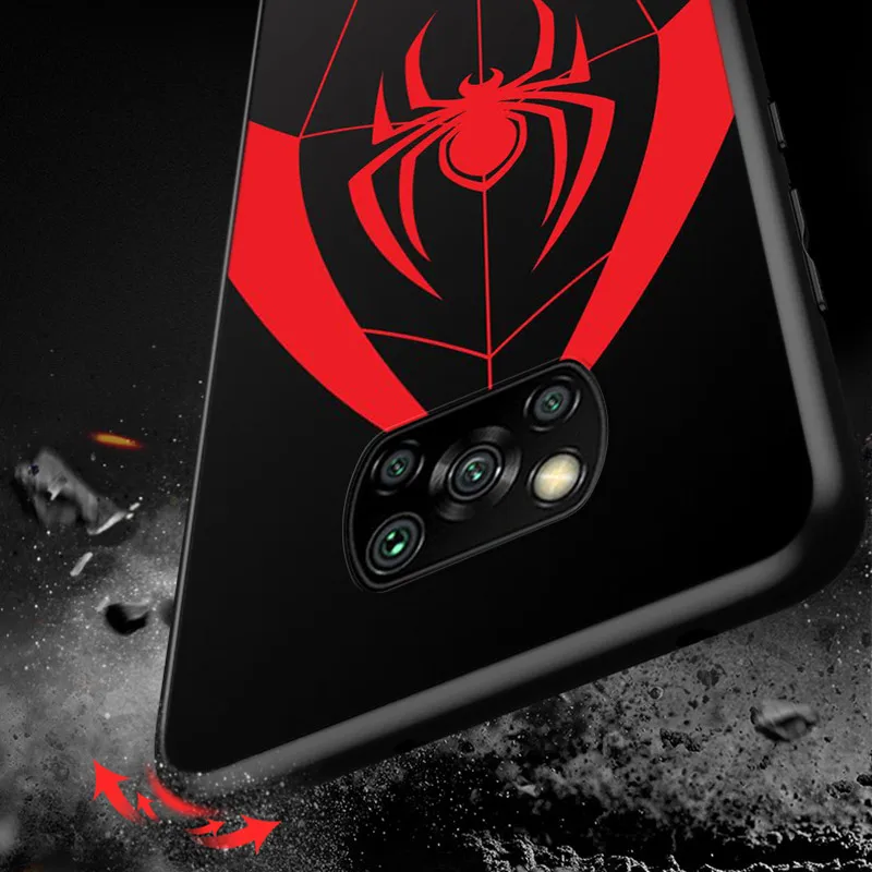 iron spider man infinity war for xiaomi poco x3 gt nfc m2 x2 f2 f3 m3 f1 pro mi play mix 3 a3 a2 a1 lite soft phone case free global shipping