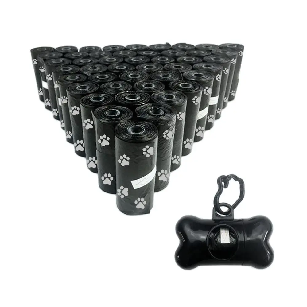 

Dog Pet Waste Poop Bags with 1 Leash Clip and 20 Roll（15 Bag/Roll）Bag Dispenser for Outdoor Puppy Walking and Travel Pet Supply