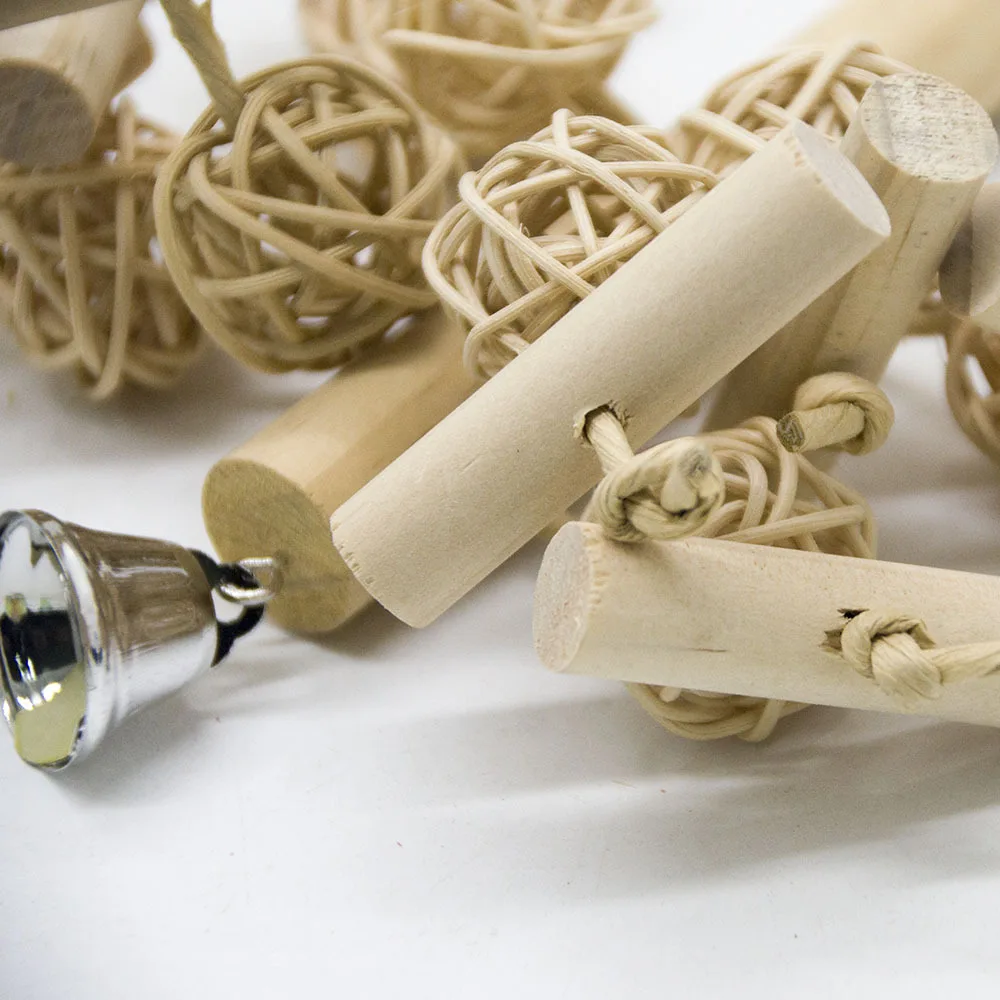 Игрушка для попугаев игрушка птиц первичный цвет бревенчатка цилиндрической