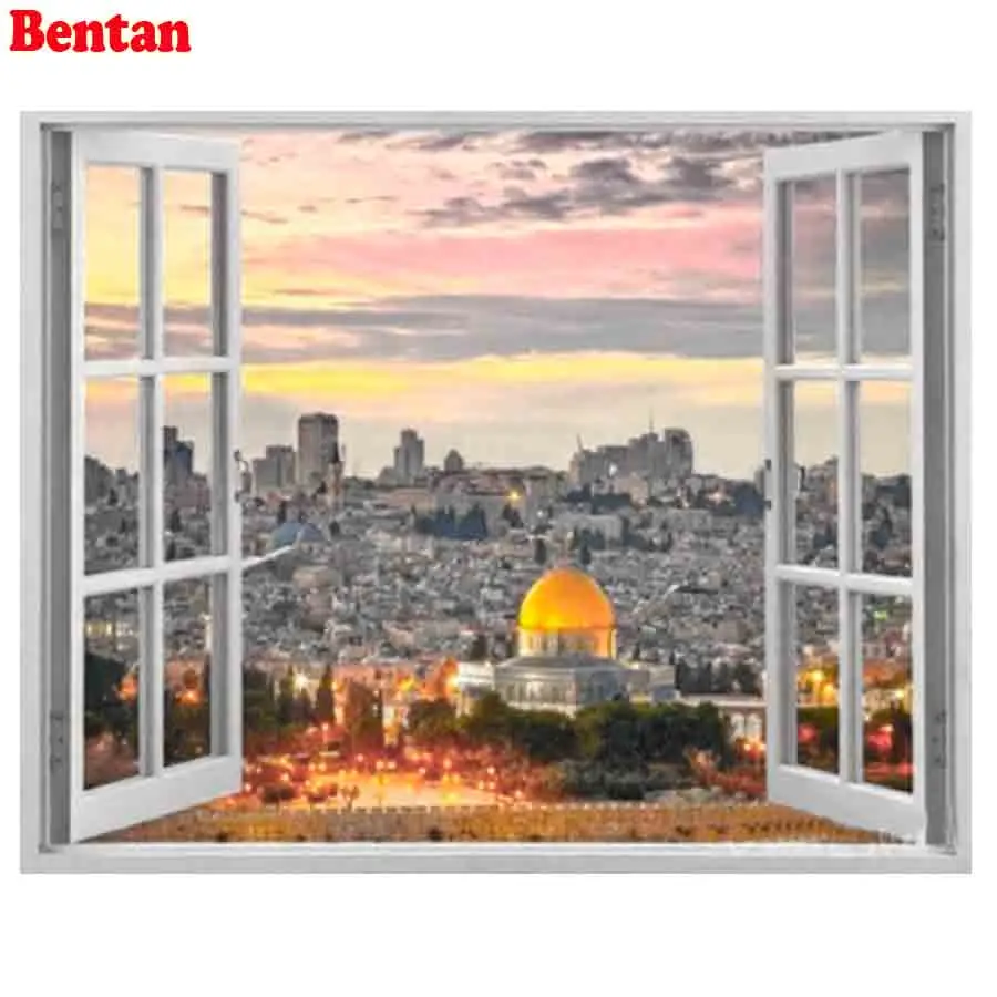 

5D Diamond Painting New Arrival Wailing Wall Israel Jerusalem Cross Stitch Diamond Embroidery Full Square Drill Mosaic Decor