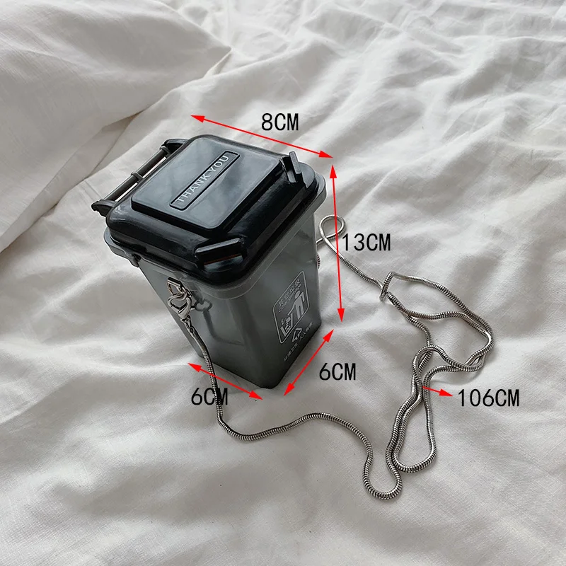 

Creativity Garbage Classification Women's Crossbody Bag Flap Mini Bucket Bag Female Shoulder Messenger Bag Fashion Handbag Purse
