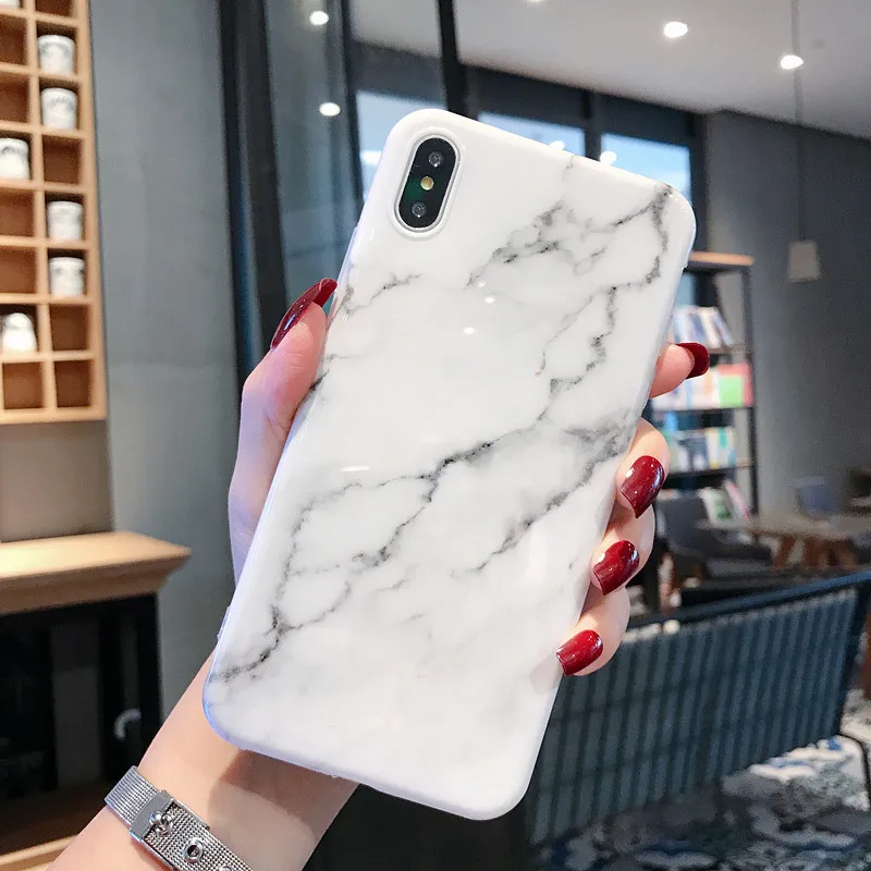 3 Мраморный чехол для Coque iphone 11 Pro Max 7 XS MAX чехол из мягкого ТПУ задняя крышка для iphone 6 6S 7 8 Plus iphone X XR чехол - Цвет: 3