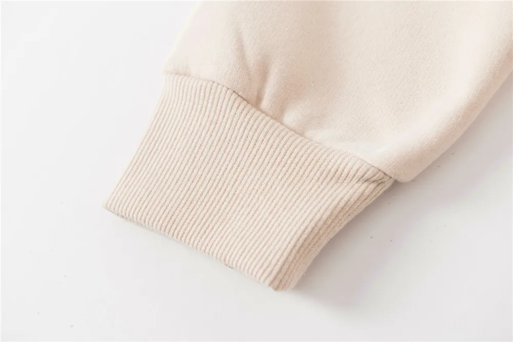 

Women Cotton Smiley Embroidered Hoodie Autumn Winter Fleece Casual Hooded Sweatshirt