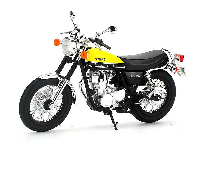 1:12 новый Sr 400 500 мотоцикл Сплав ABS локомотив детские игрушки коллекция дисплей