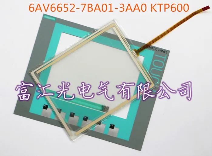 

Дигитайзер сенсорного экрана для 6AV6 652-7BA01-3AA0 KTP600, сенсорная панель для 6AV6652-7BA01-3AA0 KTP600 с переключателем мембранной клавиатуры