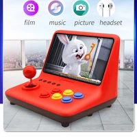 the new 9 inch mini arcade game console 3d joystick 64g tf extended video game console supports arcade ps1