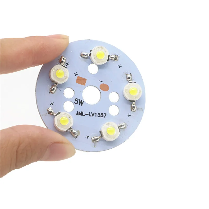 1 шт./лот светодиодный чип с печатной платой 3 Вт 5 высокая мощность белый теплый