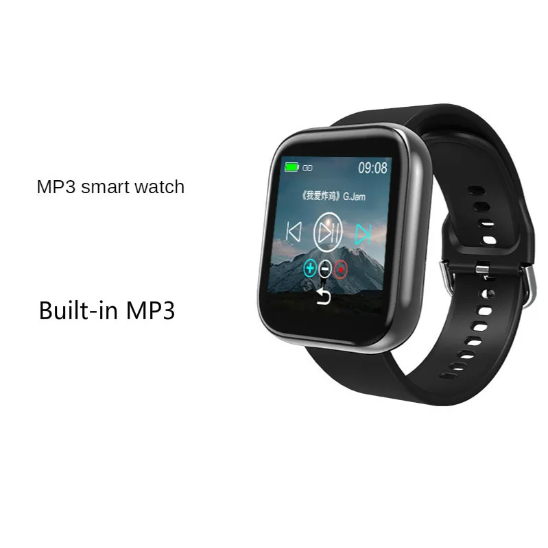 

Музыкальный смарт-браслет со встроенным MP3 Смарт-часы сенсорный цветной светодиодный экран электронный счетчик артериального давления