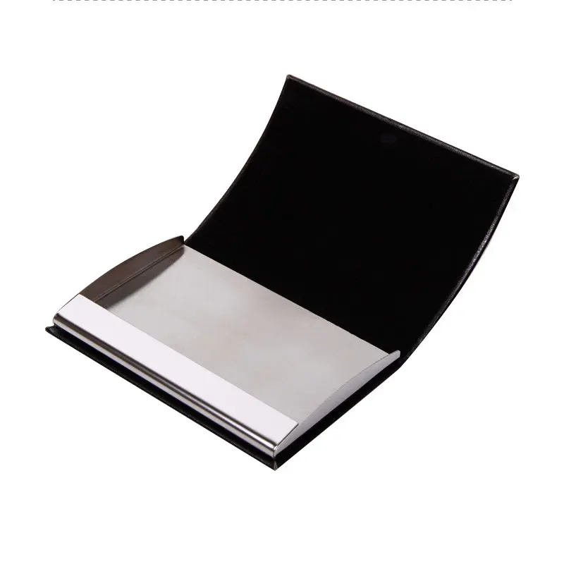 50 шт. кожаные чехлы для визиток и кредитных карт|Держатели карт записок| |