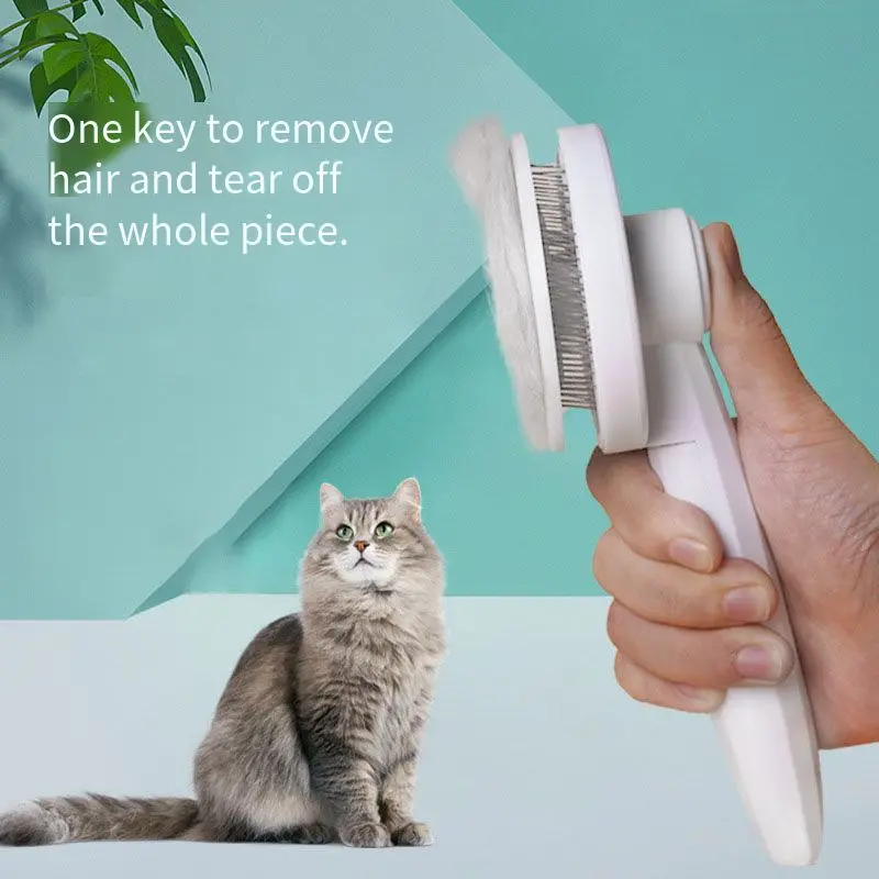 

Pet Hair Removal Comb Dog Hair Trimmer Cat Grooming Tool Steel Needle Flea Brush Puppy Cleaning Supplies Chihuahua Accessories