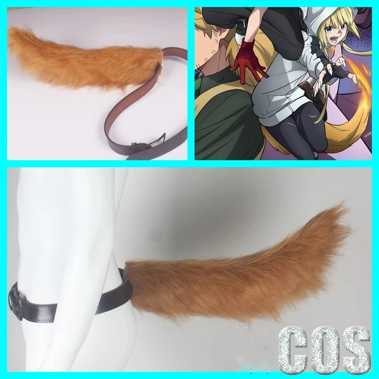 

Anime Manga Cosplay Kemono Jihen Kon Costumes Tops Zipper Hooded Hoodies Suit Halloween Carnival Costume for Adult wigs tail NEW