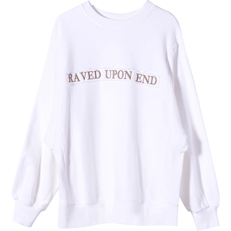 

Harajuku Jumper Pullovers Tops Casual Loose outwear women sweatshirts 2018 New fashion Long Sleeve Sweatshirt