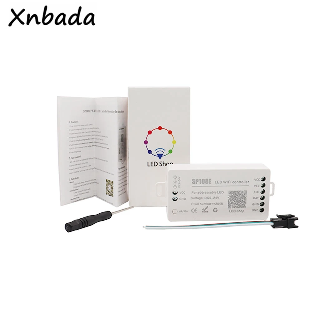 Светодиодный светильник SP105E/SP106E/SP107E/SP108E/SP110E для WS2812 SK6812 WS2811 Волшебная Светодиодная лента