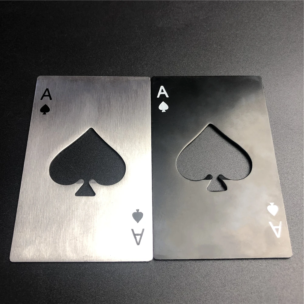 Открывалка для пивных бутылок из нержавеющей стали Черная/серебристая цвет в