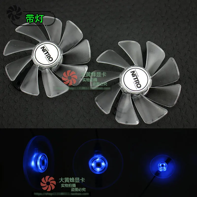 

Охлаждающий вентилятор для видеокарты Sapphire RX470 RX570 RX480 RX580 RX590