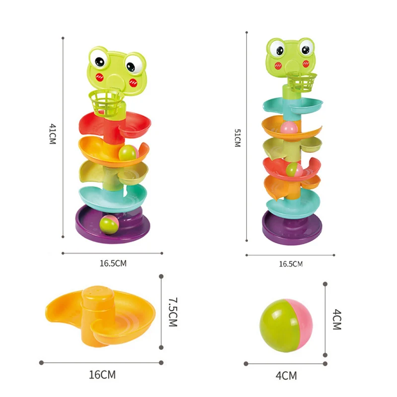 

Cartoon Animal Pig Track Stacking Game Toy Kids Toy Removable Slide Track Stacked Board Game Funny Family Party Game Xmas Gift