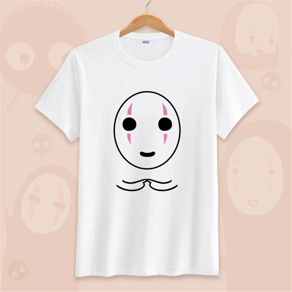 T-shirts Spirited Away Cosplay O-Neck Short Sleeve Costumes ogino chihiro Print Shirts Tops Summer Tees for adult kid | Тематическая