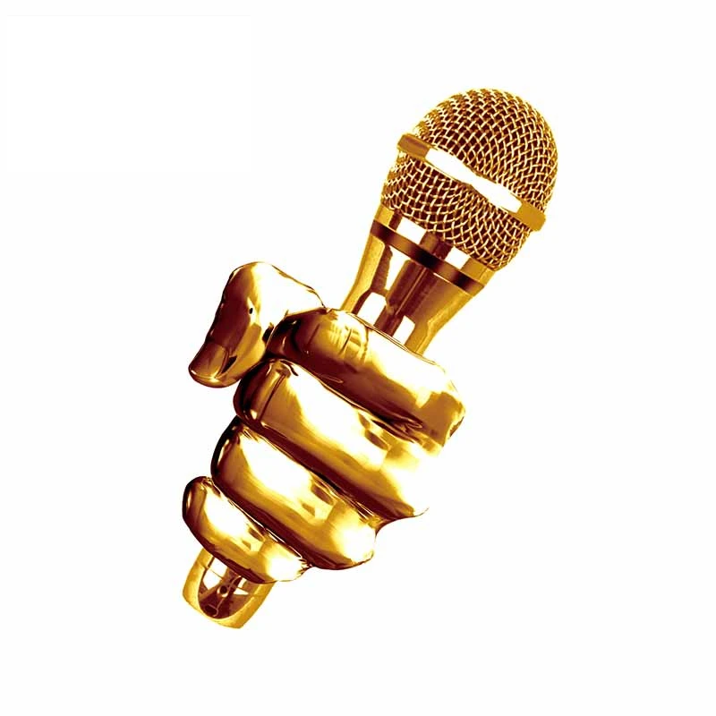 

Fuzhen бутик-наклейки, внешние аксессуары, микрофон, индивидуальная автомобильная наклейка, тонкая наклейка, виниловая автомобильная пленка, украшение на холодильник