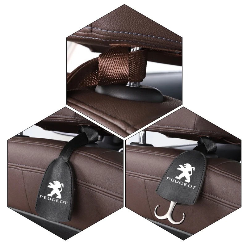 1 шт. крючок на подголовник автомобильного подголовника из ПУ прочные и