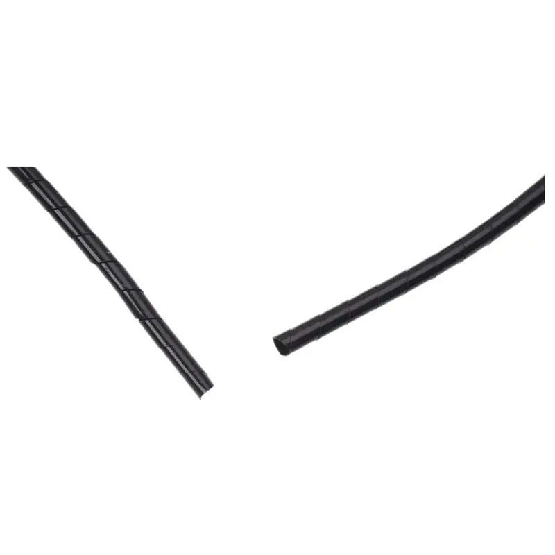 Черная трубка для обмотки проводов внешний диаметр 6 мм 4 м спиральный кабель с