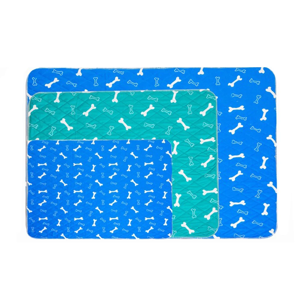 Водонепроницаемый трехслойный матрас для собак ПВХ подгузник с милым рисунком