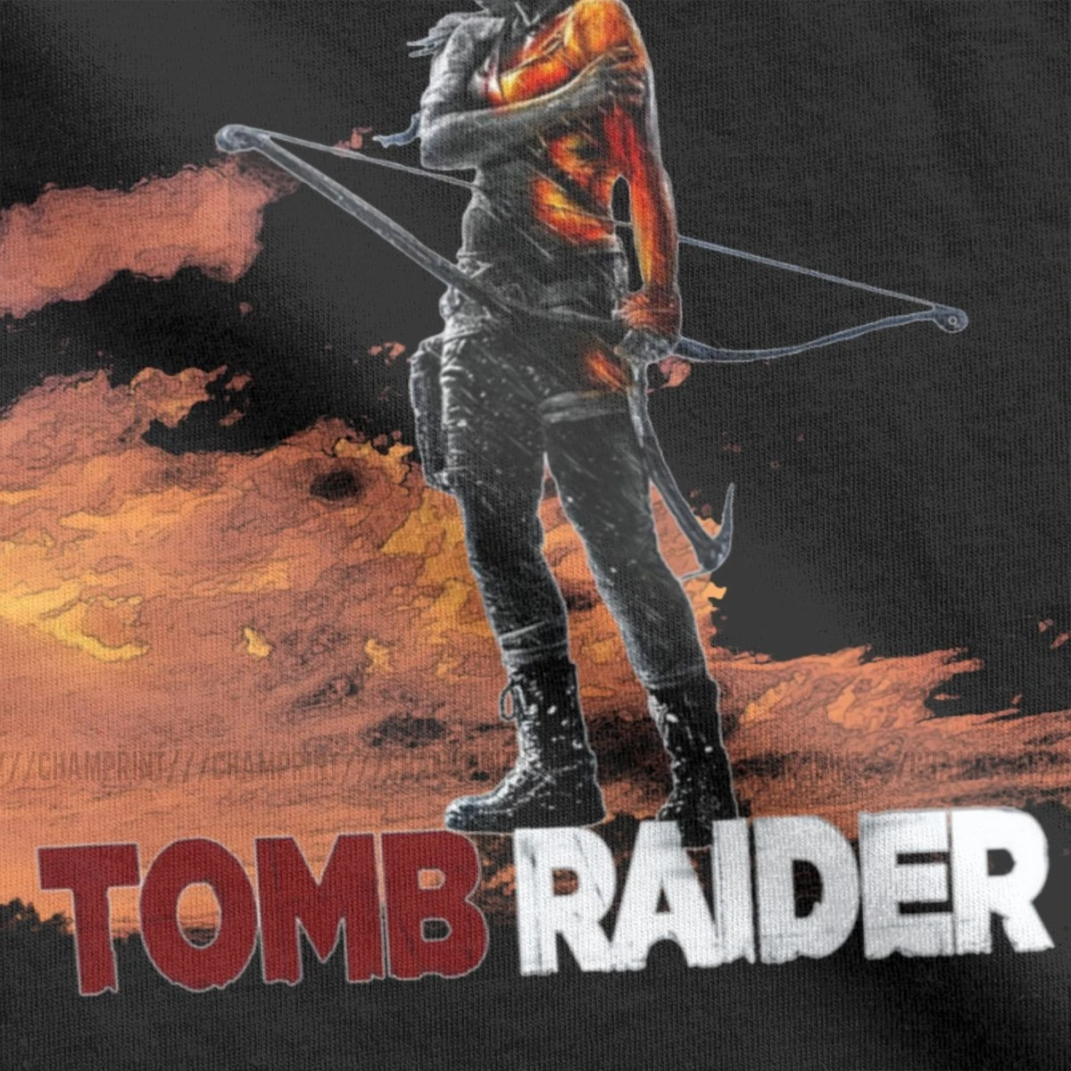 Мужская футболка для игры Tomb Raider Lara Croft Adventer топы из 100% хлопка Забавные футболки с