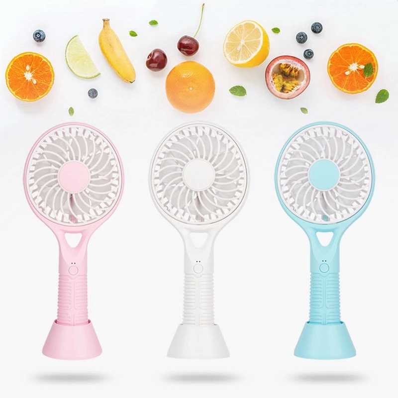 

Handheld portable USB rechargeable tennis racket desktop handheld fan outdoor portable office mute multifunctional small fan