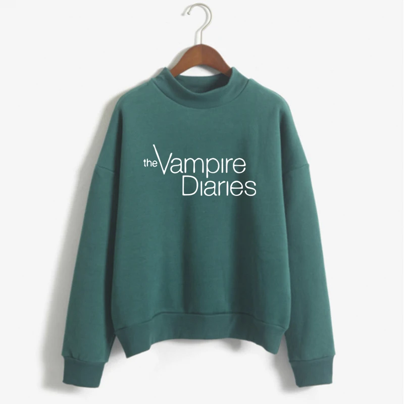 Женская толстовка с капюшоном в стиле Дневники вампира уличная Толстовка