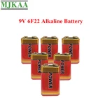 MJKAA, 6 шт., оригинальные высококачественные батарейки 6F22 9 в из углеродного цинка, 9 В, для игрушек, пультов дистанционного управления, Прямая доставка