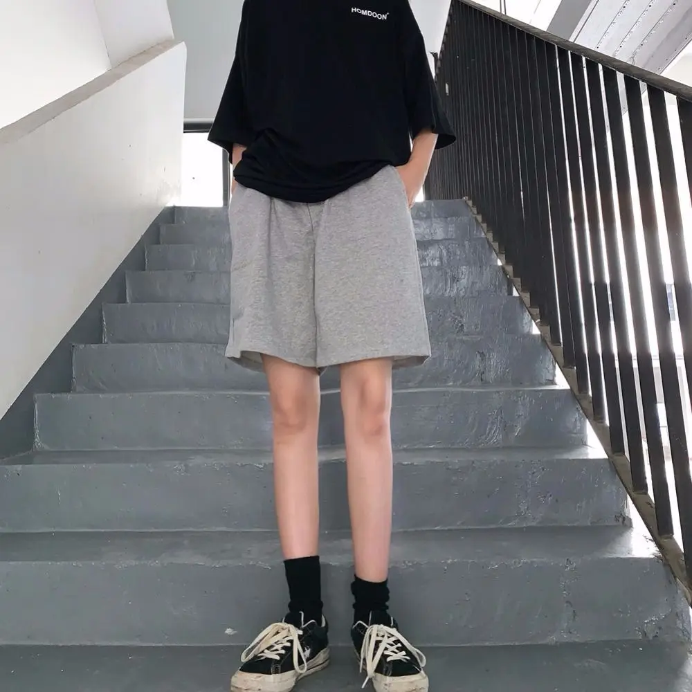 

Шорты женские цветные повседневные спортивные, свободные прямые повседневные штаны, летняя одежда для женщин