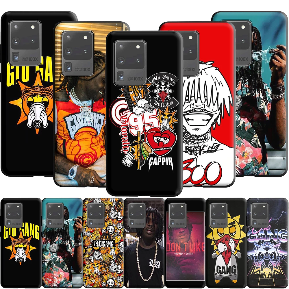 Силиконовый чехол Glo Gang Chief Keef для Samsung Galaxy Note 20 10 9 8 S20 Fe S10 S10E S9 S8 Plus Ultra Lite S7