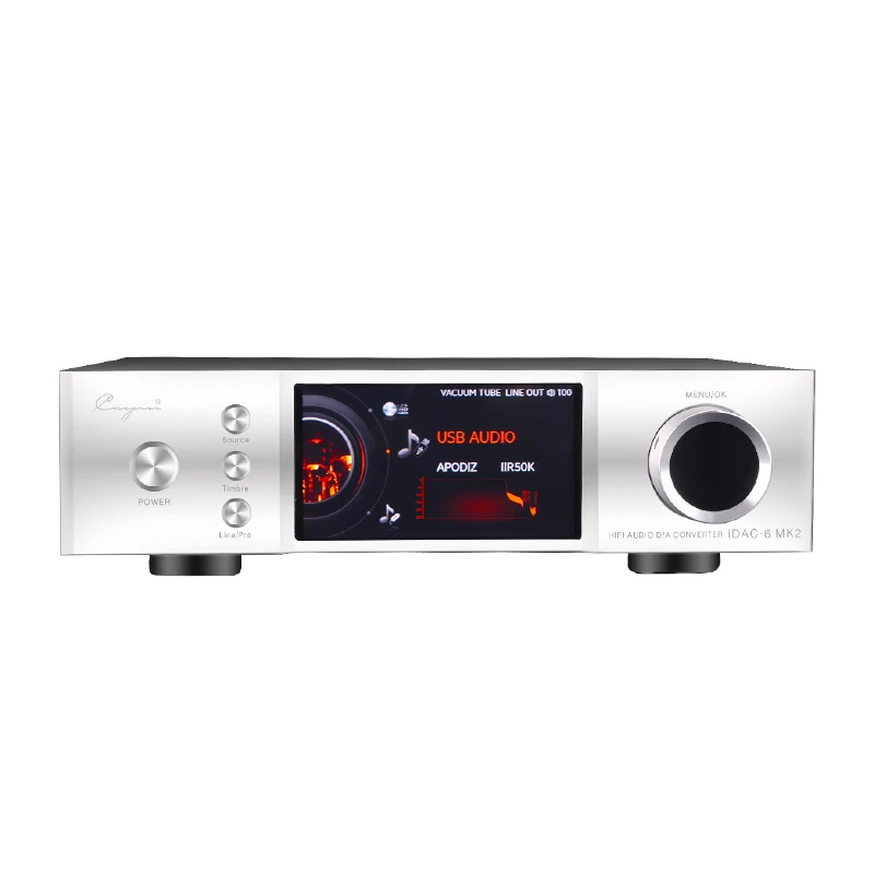 Cayin IDAC-6MK2 ES9028Pro I2S коаксиальный USB AES вход DSD512 PCM 32bit/768khz DAC Line/предусилитель выход
