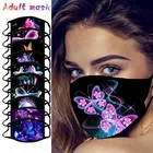 Маска для лица, многоразовая, моющаяся, дышащая, для Хэллоуина