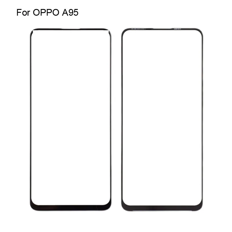 For OPPO A95 Front LCD Glass Lens touchscreen For OPPO A 95 PELM00 Touch screen Panel Outer Screen Glass without flex OppoA95