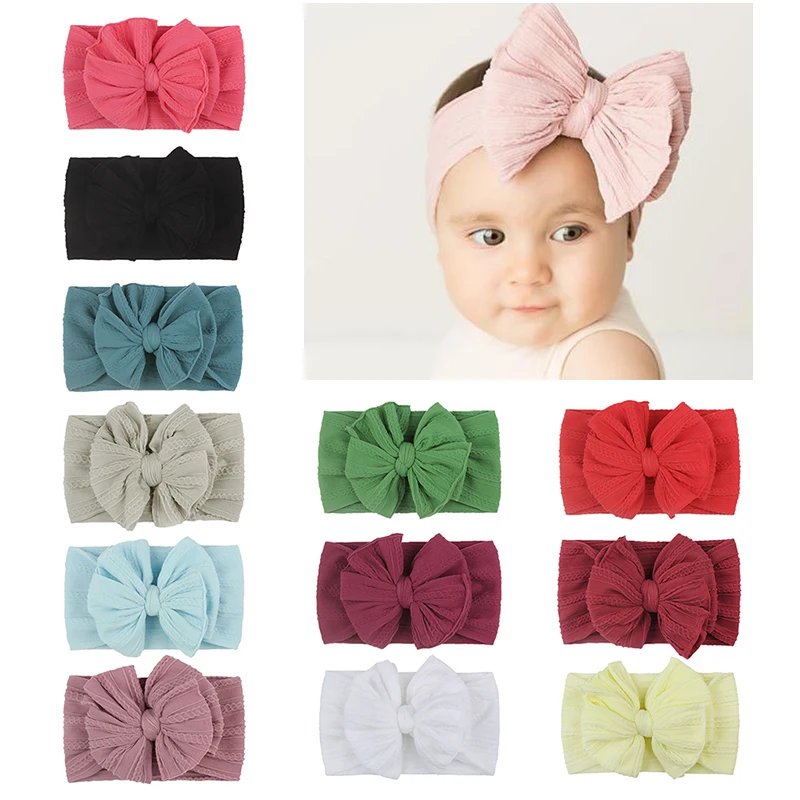 

Cute Princess Hair Accessories Baby Turband Bow 2020 Children's Christmas Headbands Hair Strap Elastic Baby Children Kids Headwe