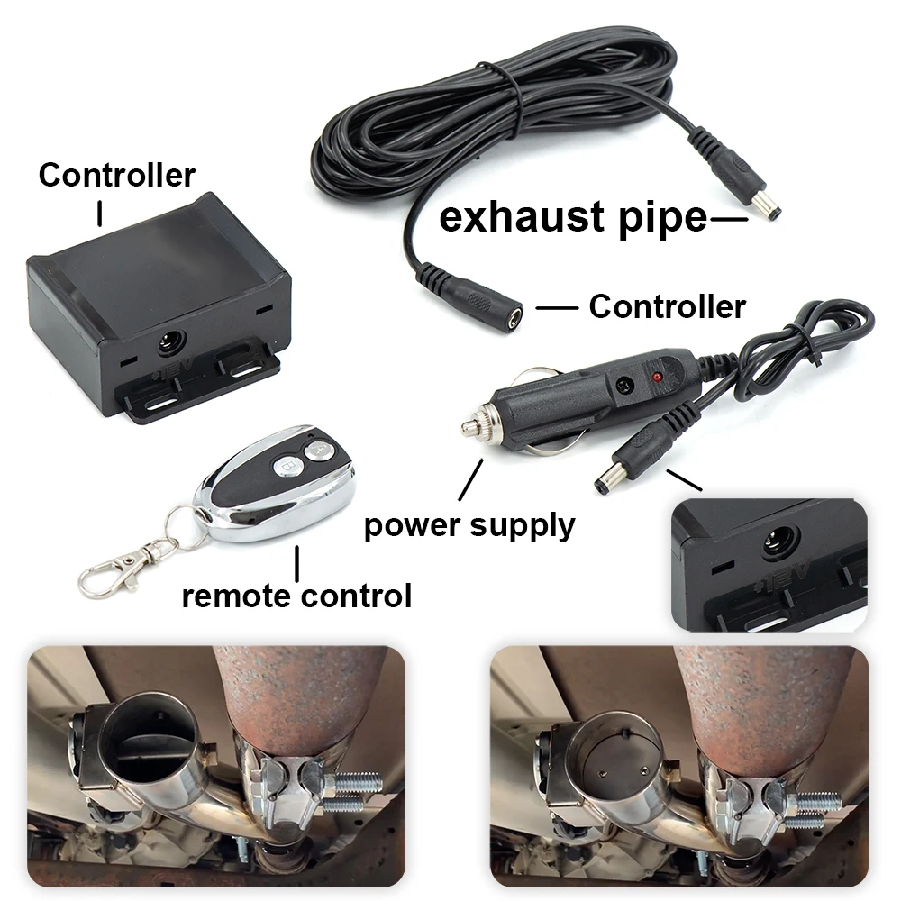 Универсальный выпускной клапан из нержавеющей стали SS304 3 дюйма | Автомобили и
