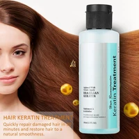 100ml green apple flavor repair damaged dry hair keratin treatment hair care keratin tools