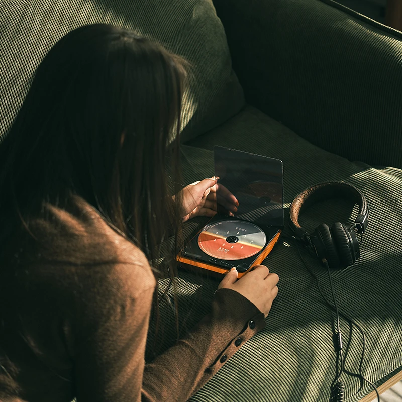 Портативный CD плеер Hi Fi музыкальный КОМПАКТНЫЙ ДИСК Bluetooth оптический аудиовыход 3
