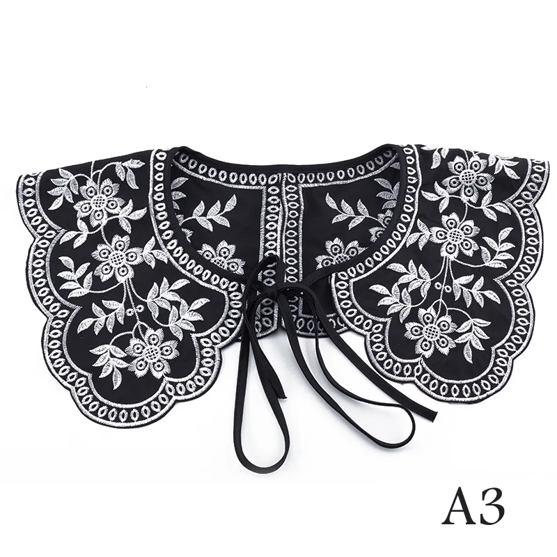 

Women Lace Fake Collar Cloud Shoulder False Doll Collar Shirt Detachable Collar Fake Doll Collar Shirt Detachable Collar