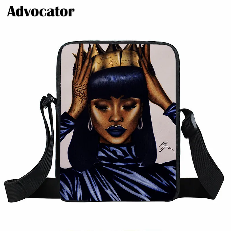 Красивая черная школьная сумка мессенджер с рисунком для девочек подростков