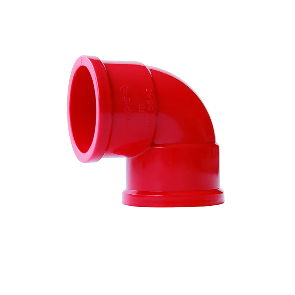 Красный соединитель из ПВХ коленчатый Тройник прямые соединения аквариумная