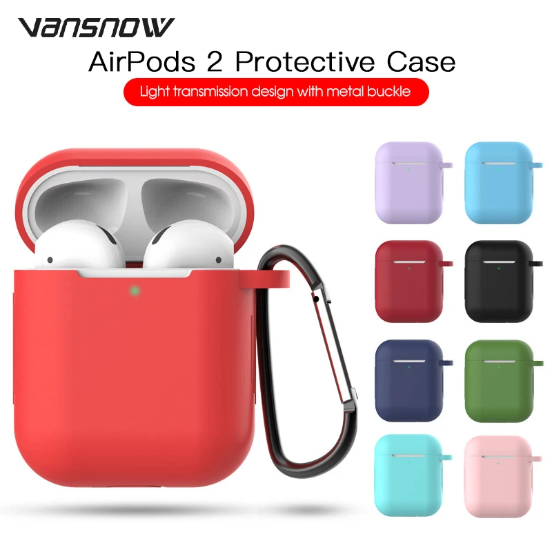 3 шт. аксессуары для AirPods 2 Чехол беспроводные Bluetooth наушники Air Pods защитный чехол для AirPod аксессуары